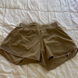 lululemon athletica Hotty hot beige Shorts